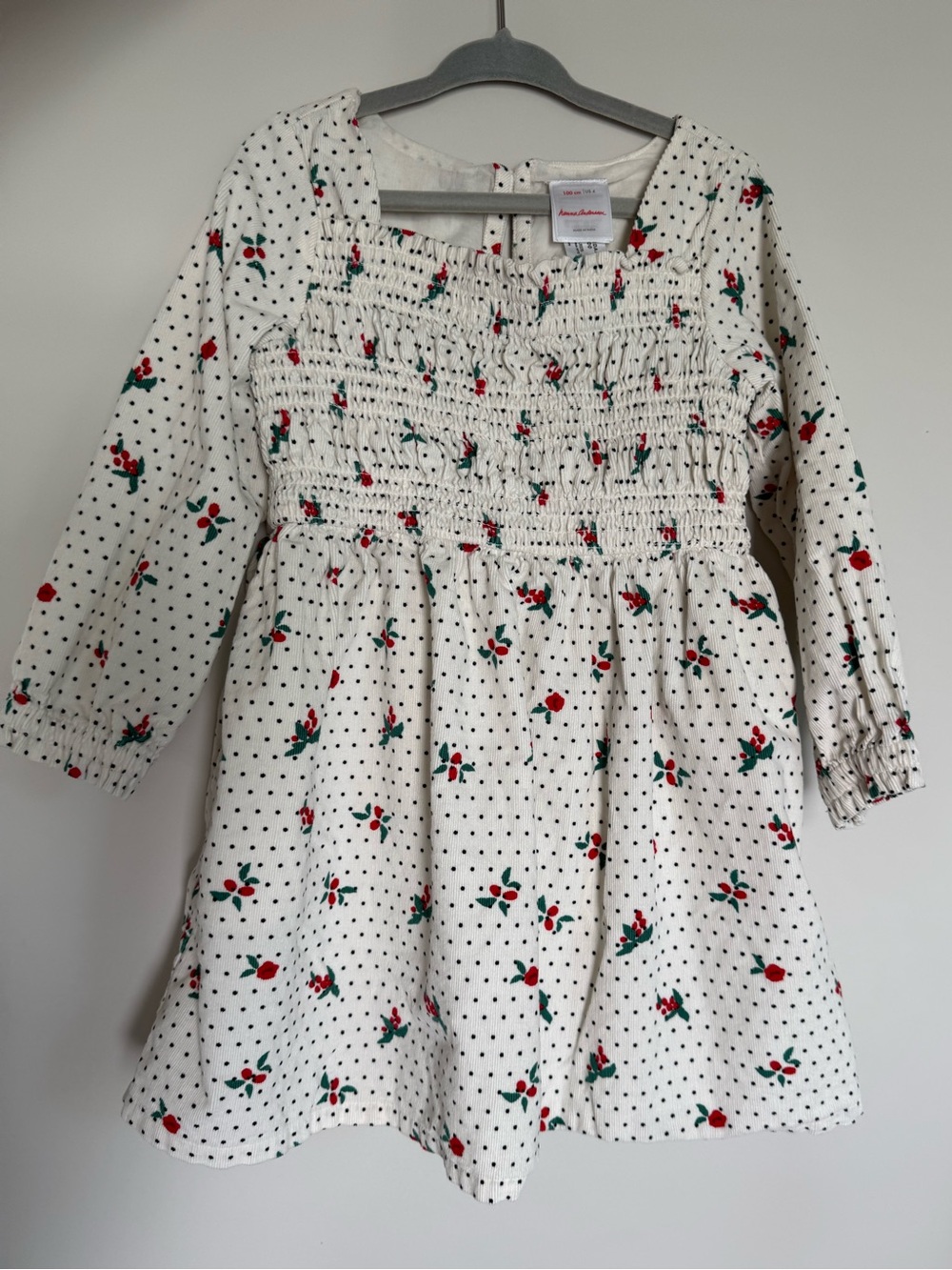 Hanna Andersson Corduroy Smocked Dress
